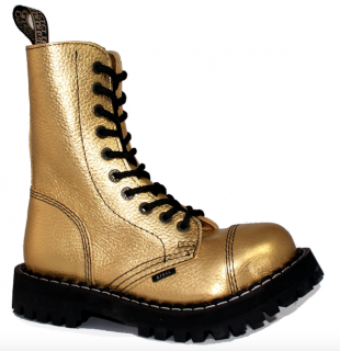 Glady - boty STEEL GOLD, 10 dírek (ES)